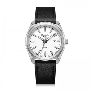 Christophe Arden CA 3001 Silver White Leather Man MDLSSSL